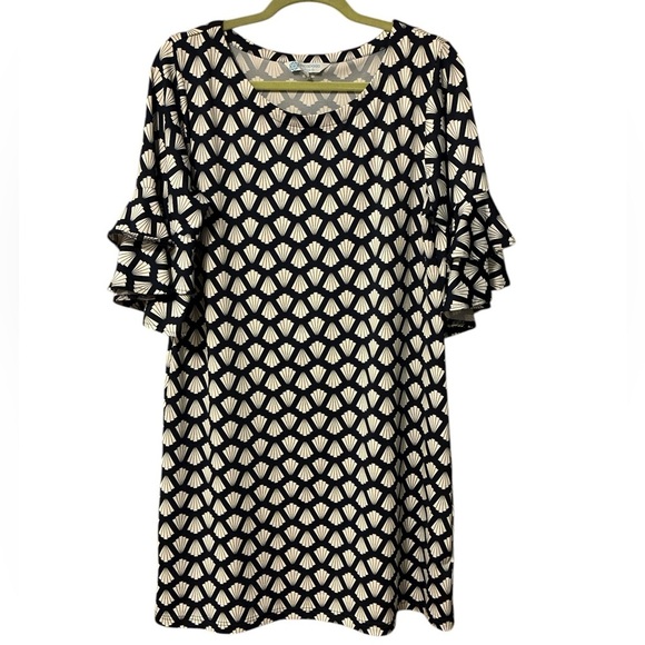 Escapada Dresses & Skirts - Escapada Living Navy White Dress Large Like New